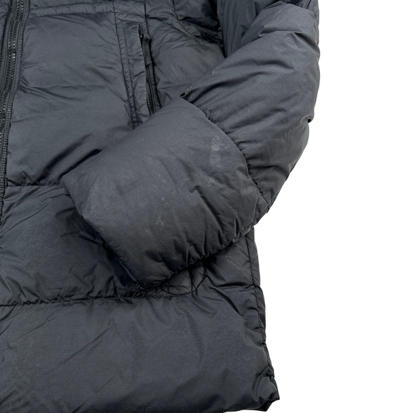 Stone Island 2020 Black Crinkle Reps Puffer Jacket - XL