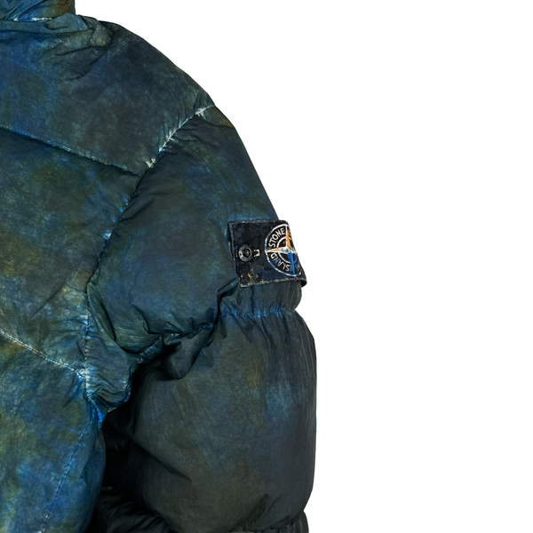 Stone Island x Supreme Paintball Camo Crinkle Reps Puffer Jacket - XL