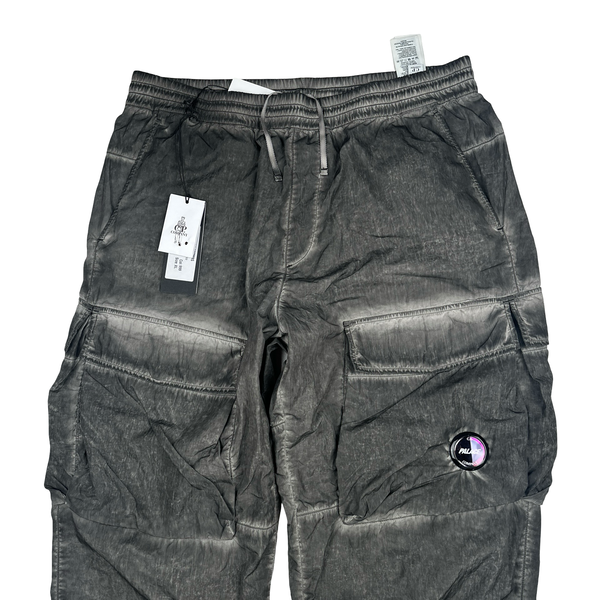 CP Company x Palace Grey Nylon Cargo Trousers - 34"