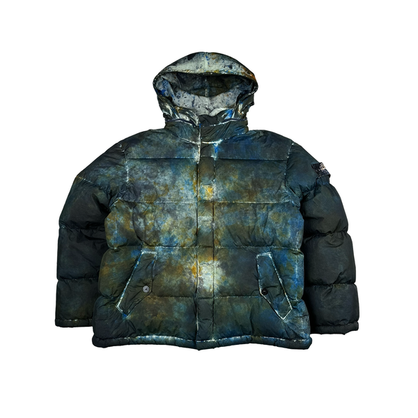 Stone Island x Supreme Paintball Camo Crinkle Reps Puffer Jacket - XL