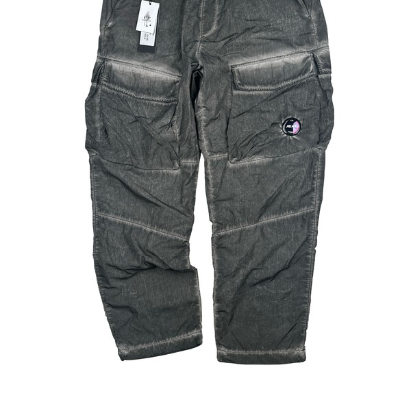 CP Company x Palace Grey Nylon Cargo Trousers - 34"