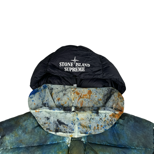 Stone Island x Supreme Paintball Camo Crinkle Reps Puffer Jacket - XL