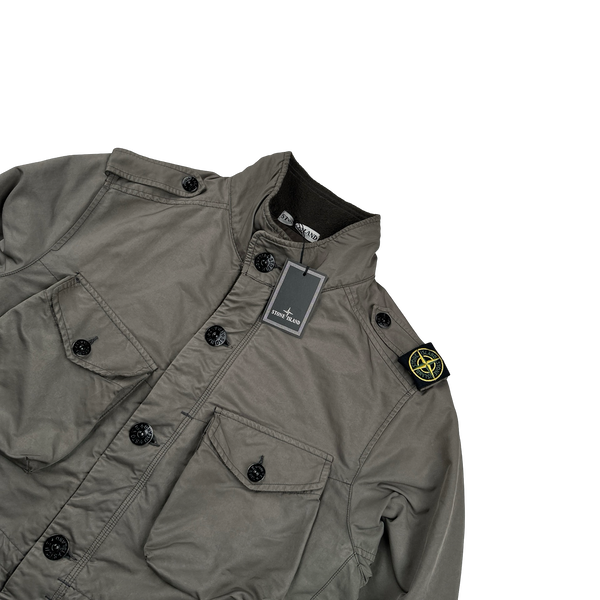 Stone Island 2008 Brown David TC Shoulder Badge Field Jacket - XL