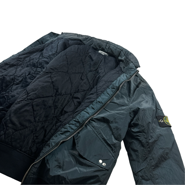 Stone Island 2008 Navy Nylon Metal Quilted Jacket - XXL – Mat's Island
