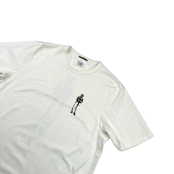 CP Company Mercerized Cotton Chester Perry Graphic T Shirt - Large