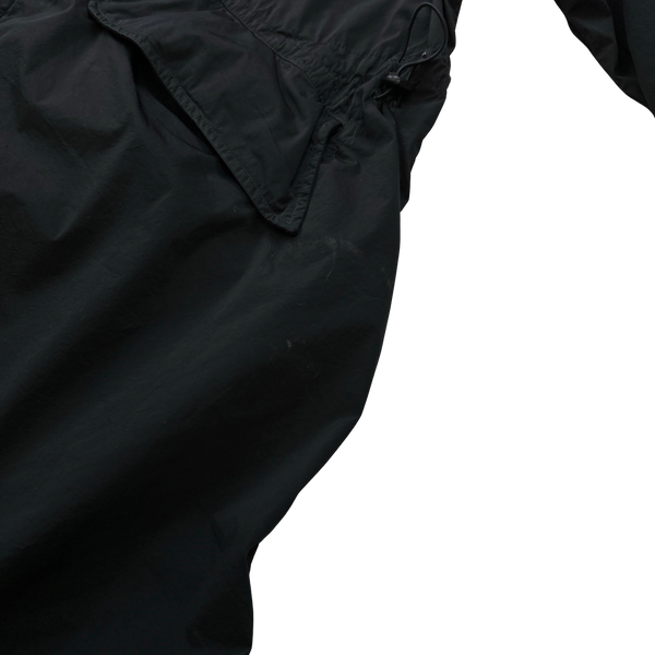 CP Company Nycra Black Long Lightweight Jacket -XL