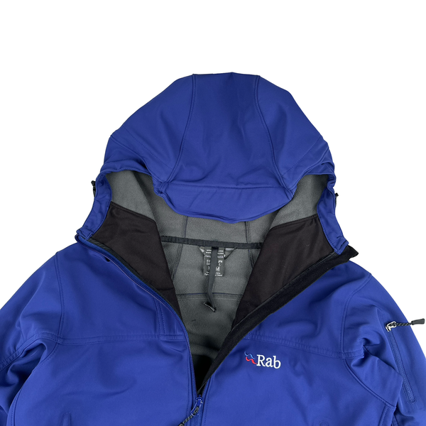 RAB Blue Ogre Hooded Soft Shell Jacket - Medium