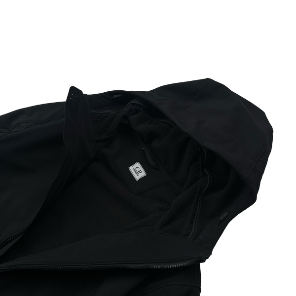 CP Company Black Lens Viewer Soft Shell Jacket - Large