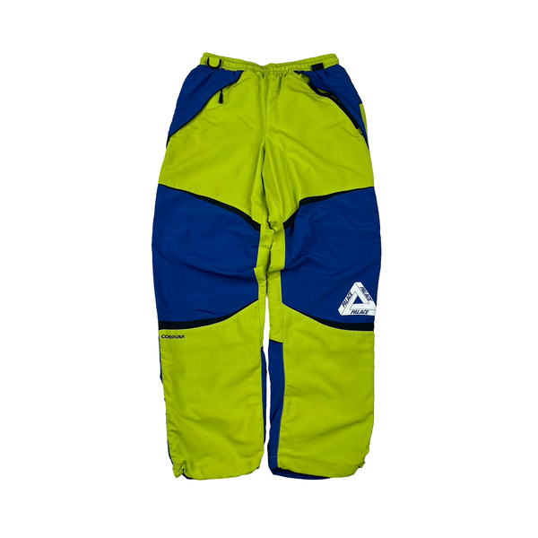 Palace Cordura Neon Blue Loose Fit Trackpants - Small