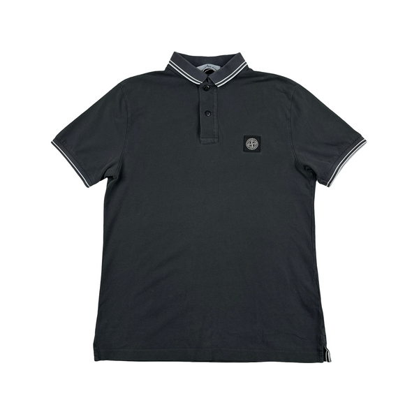 Stone Island 2018 Charcoal Polo Shirt - Medium