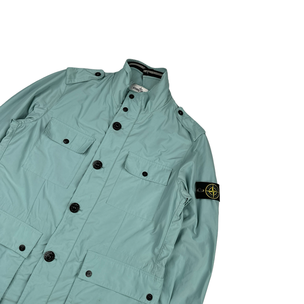 Stone Island 2013 Teal Micro Reps Field Jacket - Large