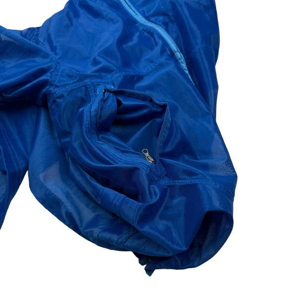 Stone Island 2006 Blue Mesh Opaque Cover Jacket - Large