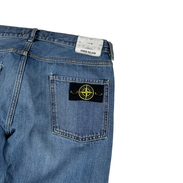 Stone Island 2010 Regular Fit Light Blue Denim Jeans - 34"