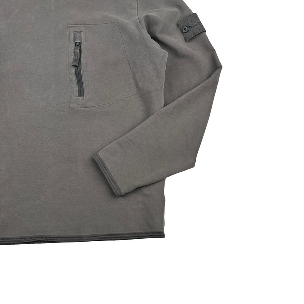 Stone Island 2017 Grey Ghost Crewneck Sweatshirt - Small