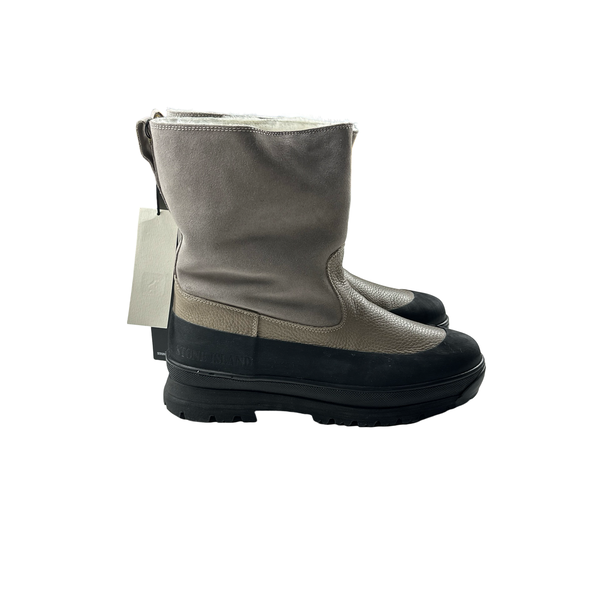 Stone Island Brown Diemme Leather Suede Boots - UK 9
