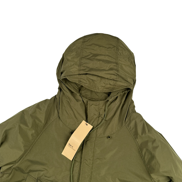 ジャケット・アウター Ten C / Anorak / Olive Ten C Khaki Lightweight Multi Pocket Tempest Anorak Jacket - Large