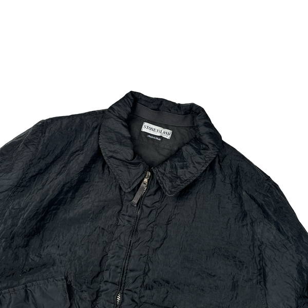 Stone Island 2001 Black Boxy Fit Jacket - Large