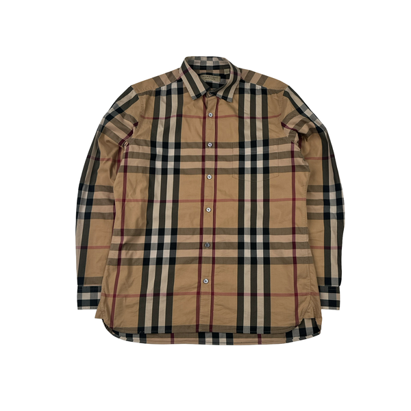 Burberry Nova Check Button Up Shirt - Large