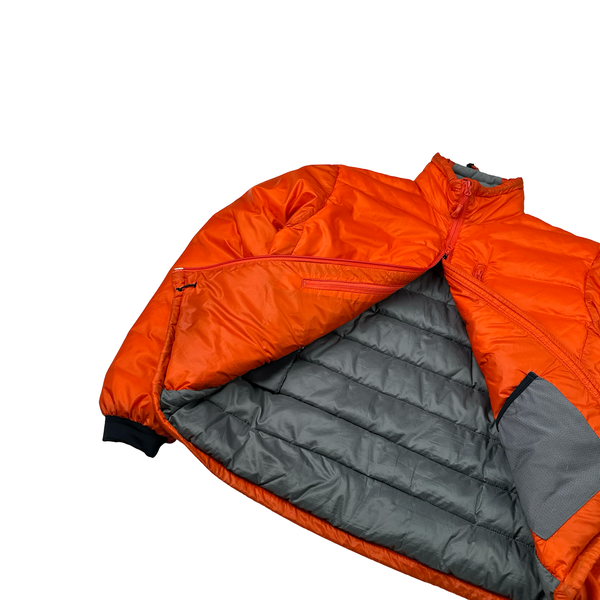 Canada Goose Lodge Down Filled Orange Lightweight Puffer Jacket - Medium