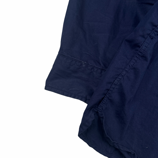 Stone Island 2014 Blue Indigo Cotton Overshirt - Medium