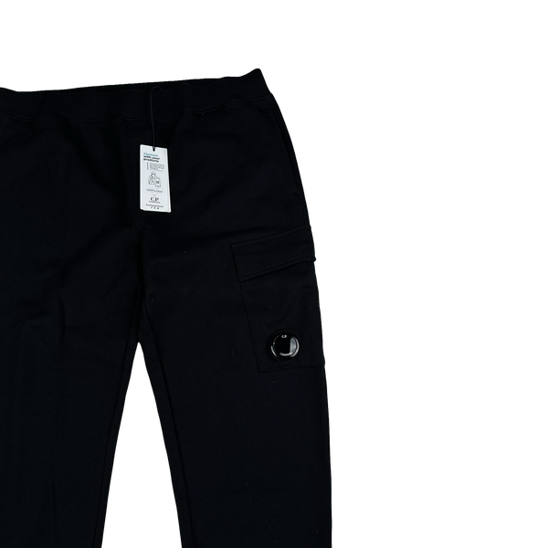 CP Company Black Cotton Lens Viewer Joggers - Small & XXL