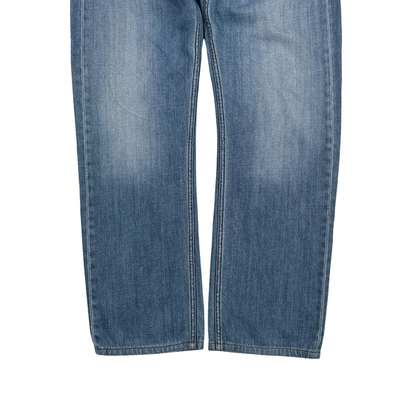 Stone Island 2010 Blue Mid Wash Regular Fit Denim Jeans - 34"