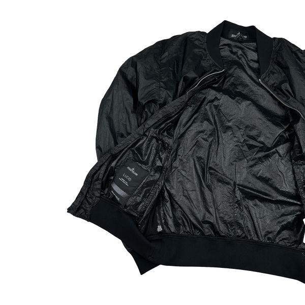 Stone Island Black 2017 Lucid Shadow Project Bomber Jacket - Small