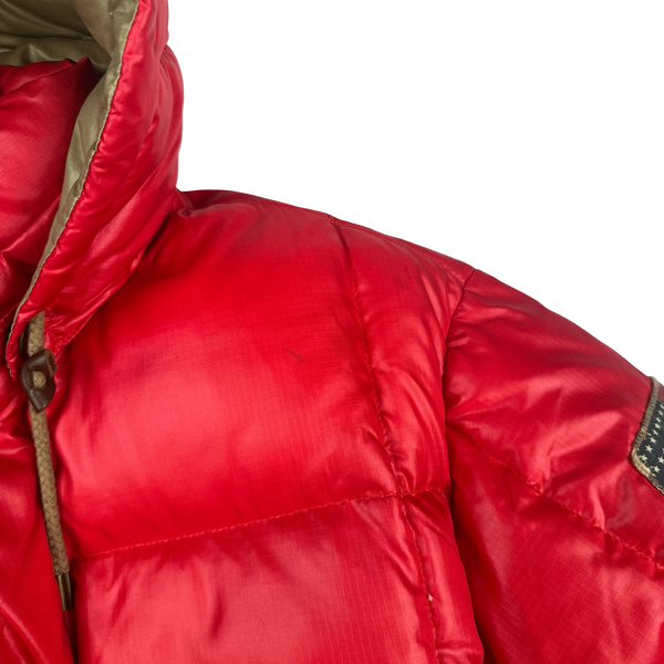 Ralph Lauren Red Down Filled Arctic Jacket - Small