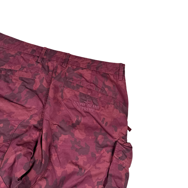 Stone Island x Supreme 2022 Ice Camo Cargo Trousers - 38"