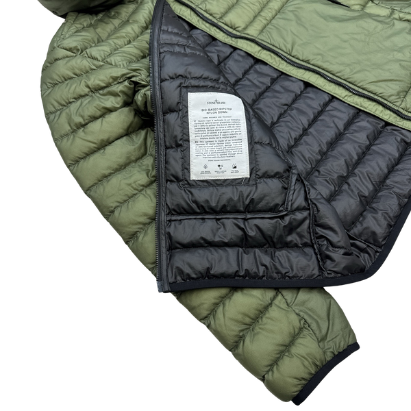 Stone Island 2022 Bio Based Ripstop Nylon Down Puffer Jacket - Large