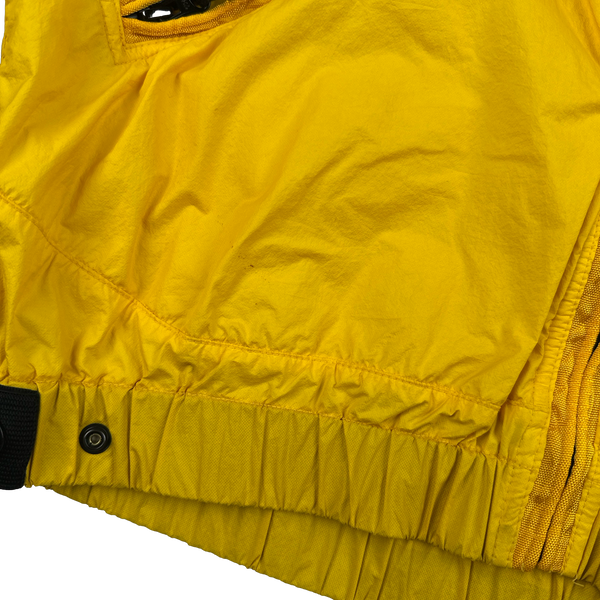 Stone Island 2011 Yellow Membrana TC Hooded Jacket - Large