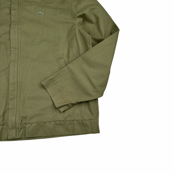 Lacoste Emblem Cotton Zipped Overshirt - XL