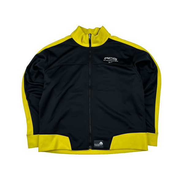 ACG Nike Spellout All Conditions Gear Yellow Detailing Zip Up Jacket - XL