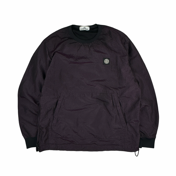 Stone Island 2017 Purple 3D Effect Nylon Metal Pullover Jumper - XL