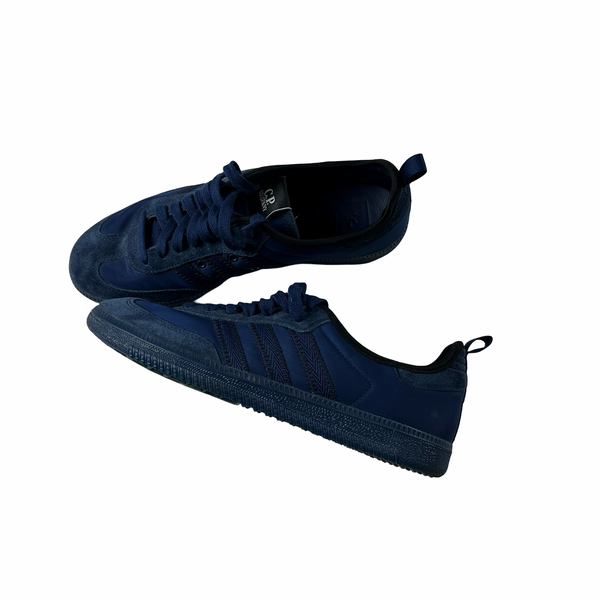 CP Company x Adidas Blue Samba Trainers - UK 7.5