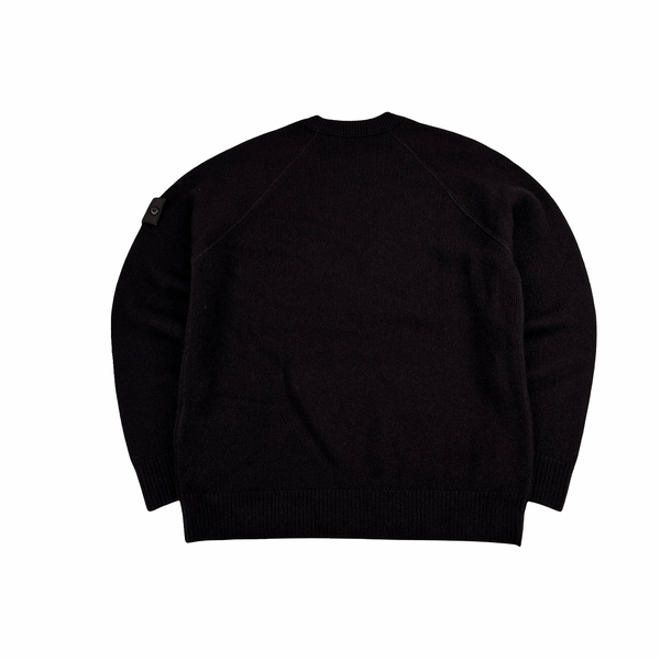 Stone Island 2025 Ghost Brown Cashmere Crewneck Knit Jumper - Large