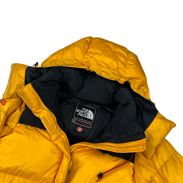 North Face Yellow Summit Series Baltoro 700 Fill Puffer Jacket - XS