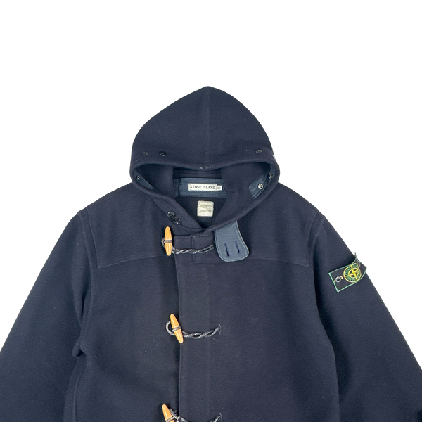 Stone Island 1988 Blue Montgomery Duffle Coat - Small