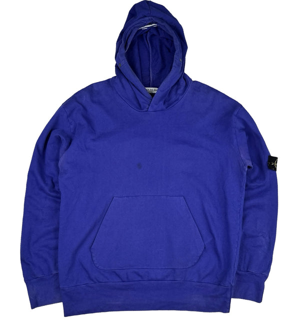 Stone Island 2007 Blue Hooded Pullover Jumper - XXL
