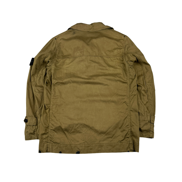 Stone Island 2001 Brown Raso Gommato Jacket - Small – Mat's Island
