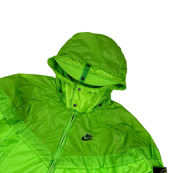Stone Island x Nike Green Hyperlight Membrana Windrunner Jacket