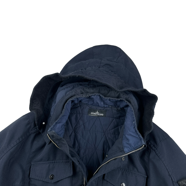 Stone Island 2014 Navy Shadow Project Hollowcore Multi Pocket Jacket - XL