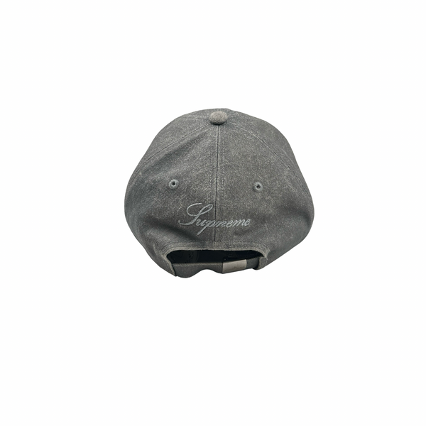 Stone Island X Supreme 2023 Reflective Denim Spellout Cap