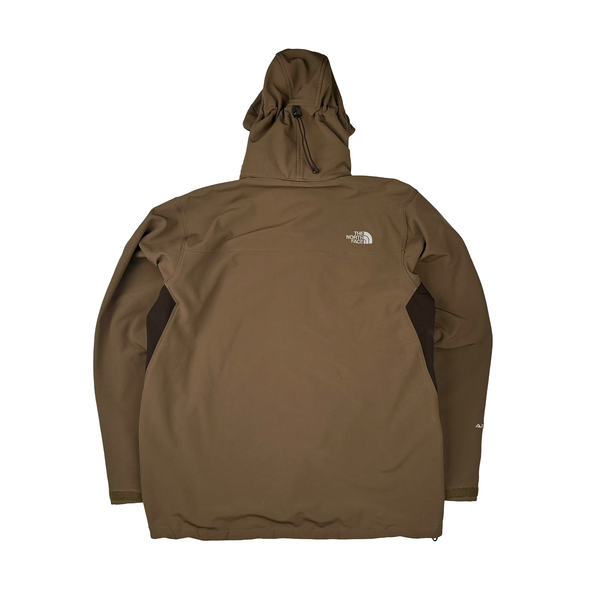 North Face Brown Summit Series Apex Soft Shell Jacket - XL