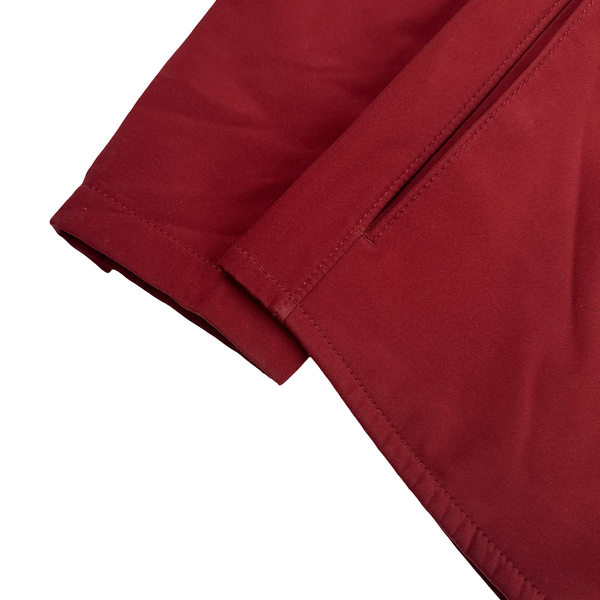 Stone Island 2012 Maroon Fleece Lined Soft Shell Jacket - XL