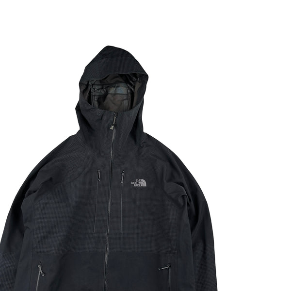 North Face Black Summit Series Gore-Tex Hooded Jacket - Large