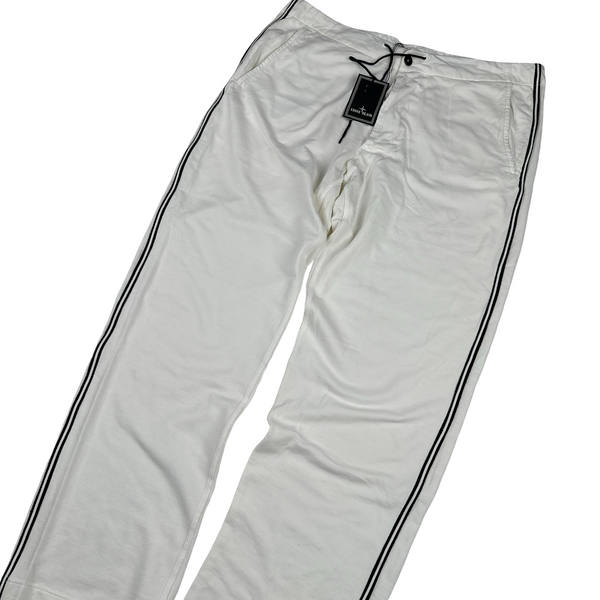 Stone Island 2007 White Vintage Tracksuit Joggers - XXL