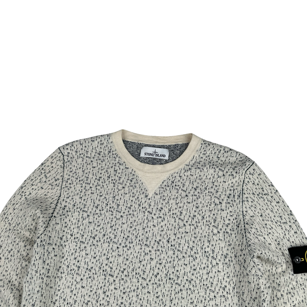 Stone Island 2017 Beige Cotton Lightweight Knitted Crewneck - Medium