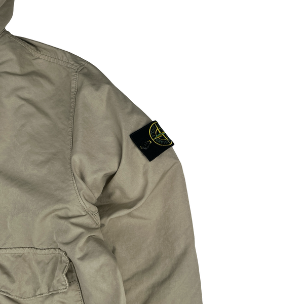Stone Island Beige David TC Blanket Lined Fishtail Parka Jacket - XL