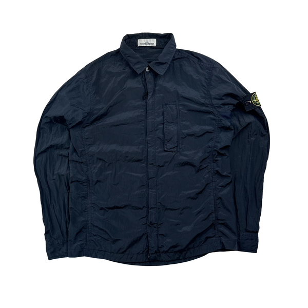 Stone Island 2018 Black Nylon Metal Overshirt - Medium – Mat's Island